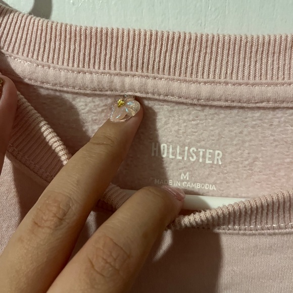 Hollister Light Pink coquette deer Sweatshirt - Picture 2 of 2